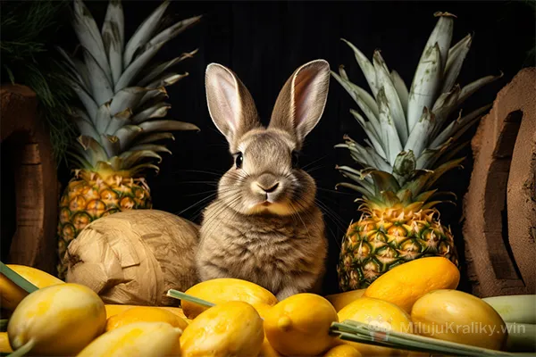 Mohou králíci jíst ananas