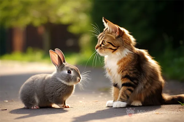 Mohu svému králíkovi dávat kočičí krmivo