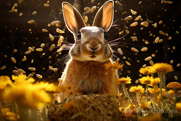 Mohou králíci jíst slunečnicová semínka