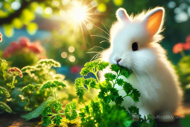Mohou králíci jíst petržel